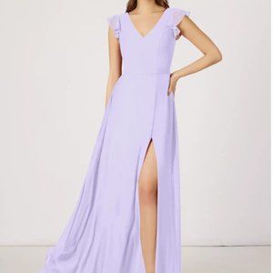 Azazie Claudine Lilac Bridesmaid Dress (Custom size similar to size A4)
